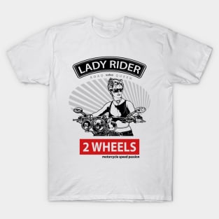 Lady Rider Road Queen, T-shirt for Biker, MotorCycle Rider Tee, Biker Gift T-Shirt